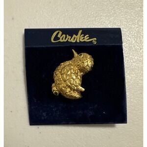 Vintage Carolee Bird Brooch NEW Nordstroms NOS Gold